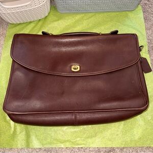COACH messenger bag - no long strap.